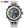 New collection wholesale hot selling Skmei 0993 fashion analog watch metal band 30m waterproof men wristwatch